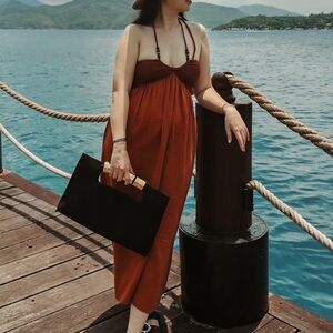 Zara combination knit dress size s